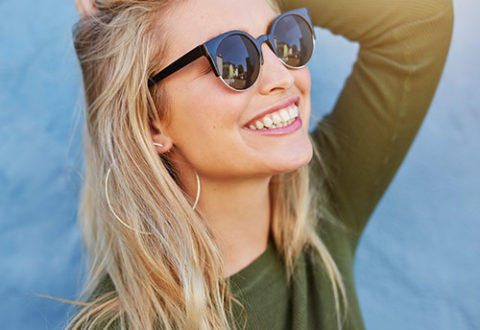 Woman in sunglasses