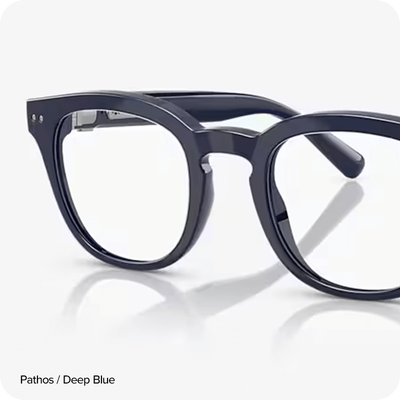 Nuance glasses deep blue