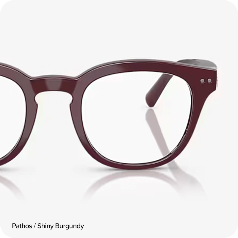 Nuance glasses shiney burgundy