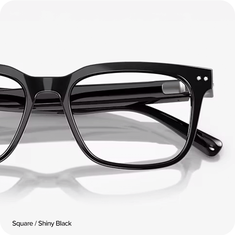 Nuance glasses shiney black