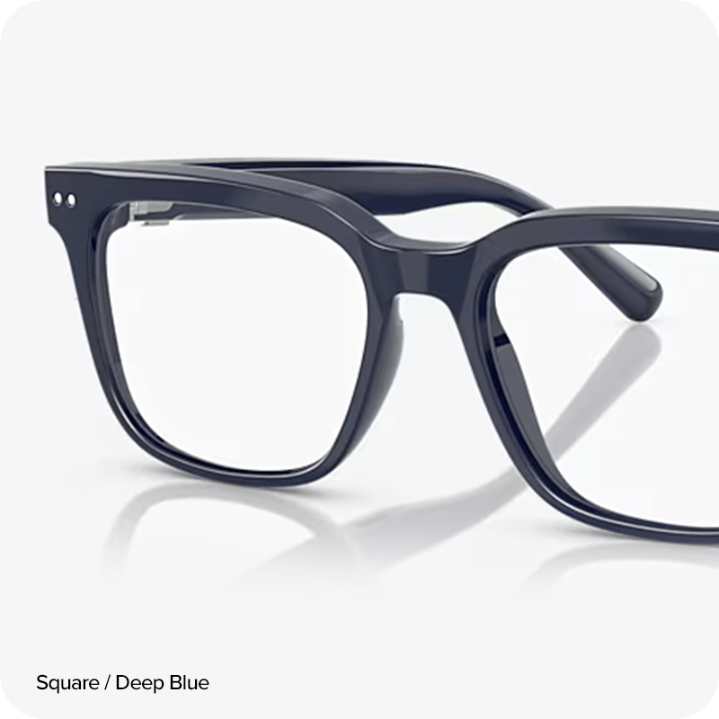 Nuance glasses deep blue